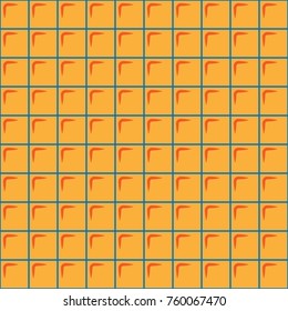 Squares volume effect geometric seamless pattern. Fashion graphic background design. Modern stylish abstract color texture. Template 4 prints, textiles, wrapping, wallpaper etc VECTOR illustration