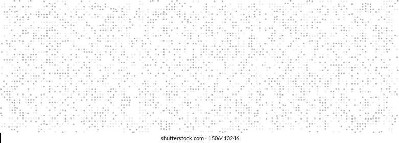 Squares White. Panorama view. Geometrical Abstract Background. Simple Background with White Squares. Vector illustration