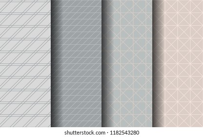 Squarestyle seamless pattern. Graphic design. EPS 10 vector.