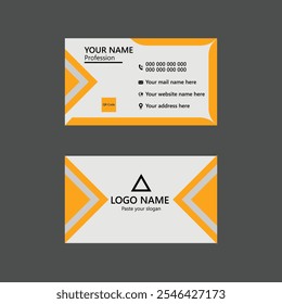  Squash, Ghost and Mercury Color Business Card Design for a Sleek and Modern Appeal