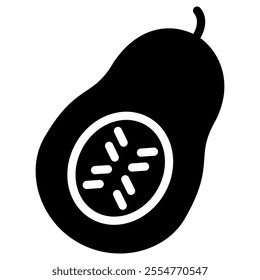 Squash silhouette vector isolated on a white background.