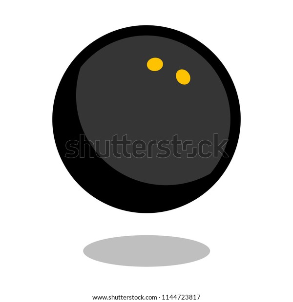 Squash sport ball\
logo vector line 3d\
icon