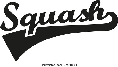 Squash word retro