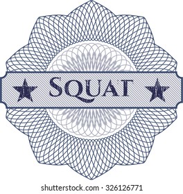 Squat golden badge