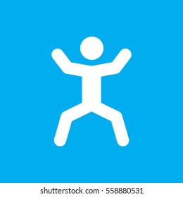 squat icon illustration isolated vector sign symbol