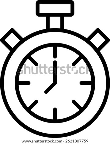 Squat Icon Line Vector Illustration