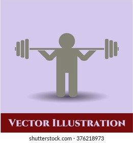 Squat icon or symbol