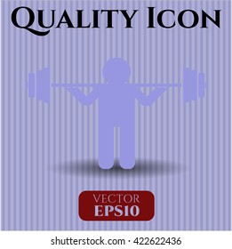 squat icon vector symbol flat eps jpg app web concept website