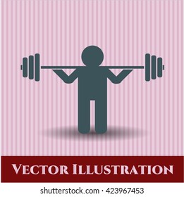 squat icon vector symbol flat eps jpg app web concept website