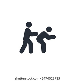 squat icon. vector.Editable stroke.linear style sign for use web design,logo.Symbol illustration.