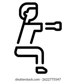 Ícone Squat, para web, app, infográfico, etc