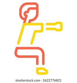 Squat icon, for web, app, infographic, etc