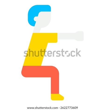 Squat icon, for web, app, infographic, etc