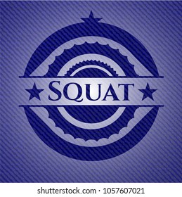 Squat jean background