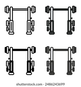 El Squat Rack es esencial para el entrenamiento de fuerza, especialmente para ejercicios como sentadillas, mejorando la potencia corporal inferior y el músculo.