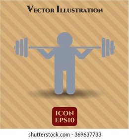 Squat vector symbol