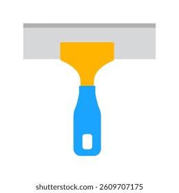 Squeegee tools flat icon illustration