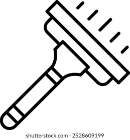 Icono detallado de la Ilustración vectorial de la escobilla