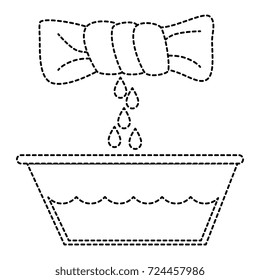 squeeze the clothes icon