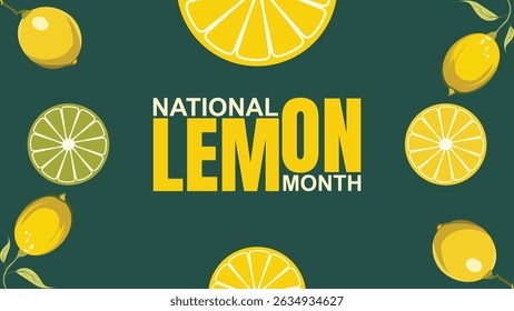 Squeeze the Day, Celebrating National Lemon Month design templet