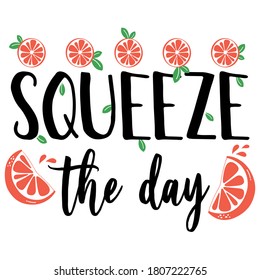 Squeeze the day with orange