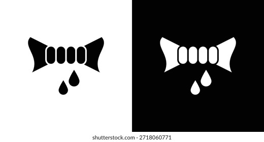 Icono de apretón. Pictograma simple de alta calidad. Estilo sólido moderno