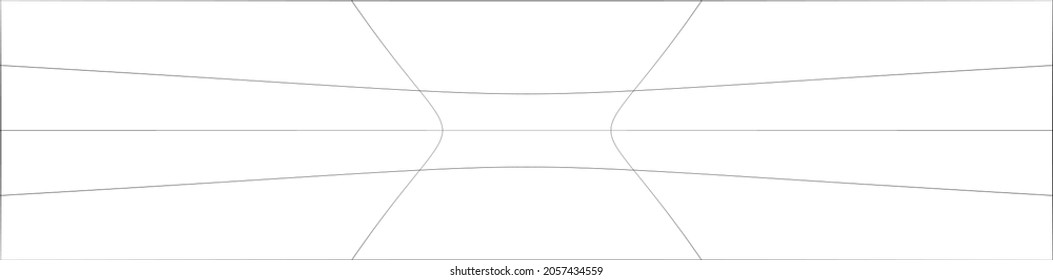 Squeeze long, oblong irregular rectangular wire-frame, grid, mesh, lattice and trellis lines matrix