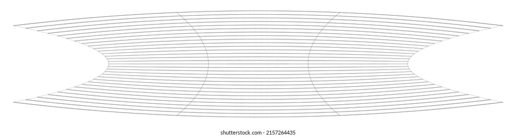 Squeeze long, oblong irregular rectangular wire-frame, grid, mesh, lattice and trellis lines matrix