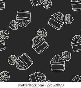 squeezer doodle seamless pattern background