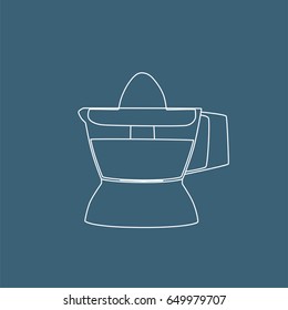 Squeezer icon, vector illustration design. Cookware collection.