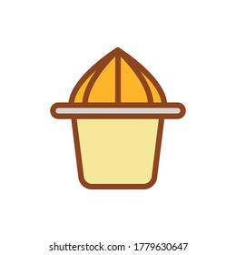 squeezer icon vector illustration filled outline style. summer icon set.