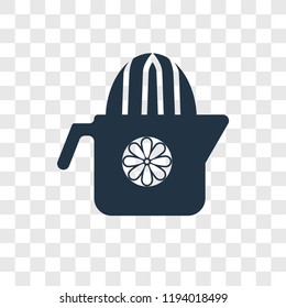 Squeezer vector icon isolated on transparent background, Squeezer transparency logo concept