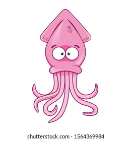 squid  clip art vector illustration