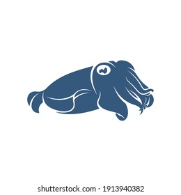 Squid design vector illustration, Creative Squid logo template, icon symbol