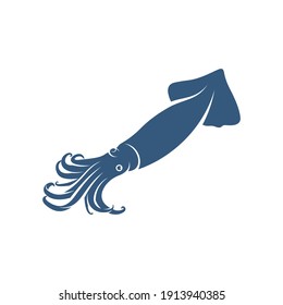 Squid design vector illustration, Creative Squid logo template, icon symbol