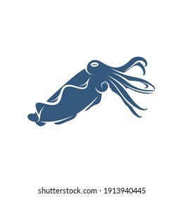 Squid design vector illustration, Creative Squid logo template, icon symbol