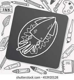 squid food doodle
