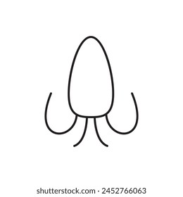Squid icon icon design, isolated on white background, vector illustration