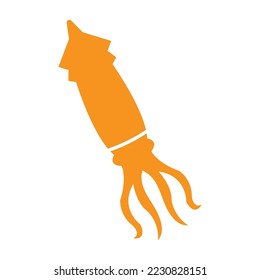 Squid icon logo design template vector symbol