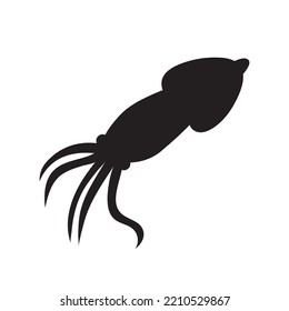 Squid icon logo illustration free vector