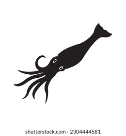squid icon logo vector design template