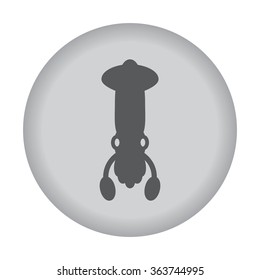 Squid icon. Vector eps 10.
