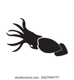 squid icon vector illustration design template