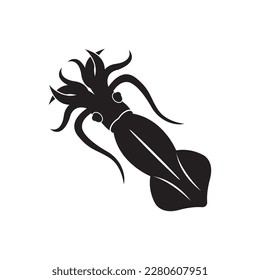 squid icon vector illustration logo design