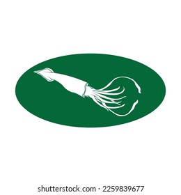 squid icon vector illustration symbol design