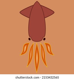 Squid Logo, Squid illustrations. Design elements for logo, label, emblem, sign, brand mark. Vector illustration.