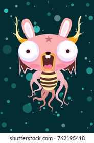 squid monster in the sea