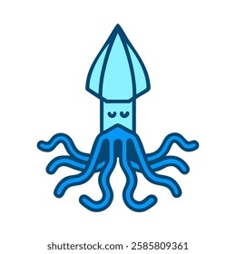 Squid for ocean wildlife and deep-sea creatures