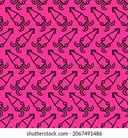 Squid pattern seamless Concept version. background squids