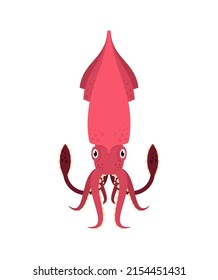 Squid sign isolated. calamary icon. Vector illustration